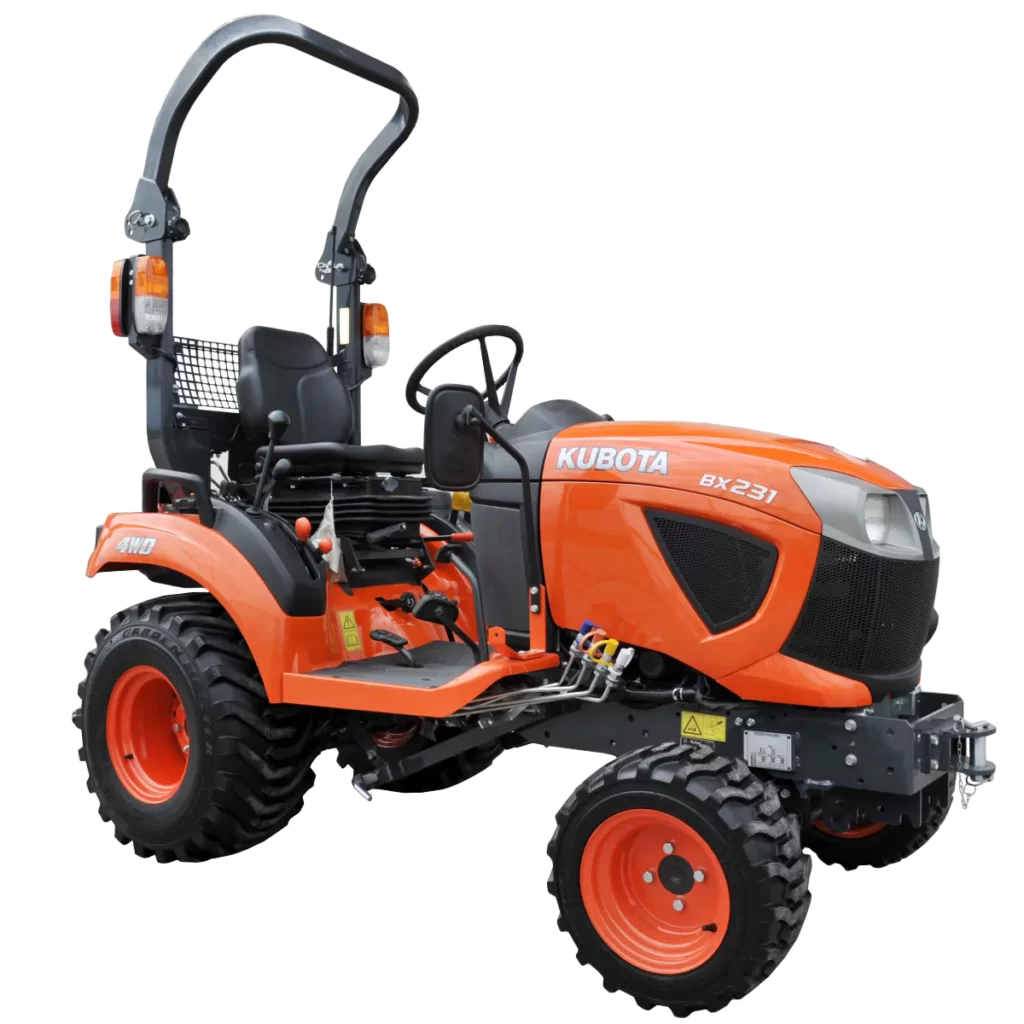 Kubota BX231 D Tracteur Agricole Compact 23 CV 4RM Hydrostatique