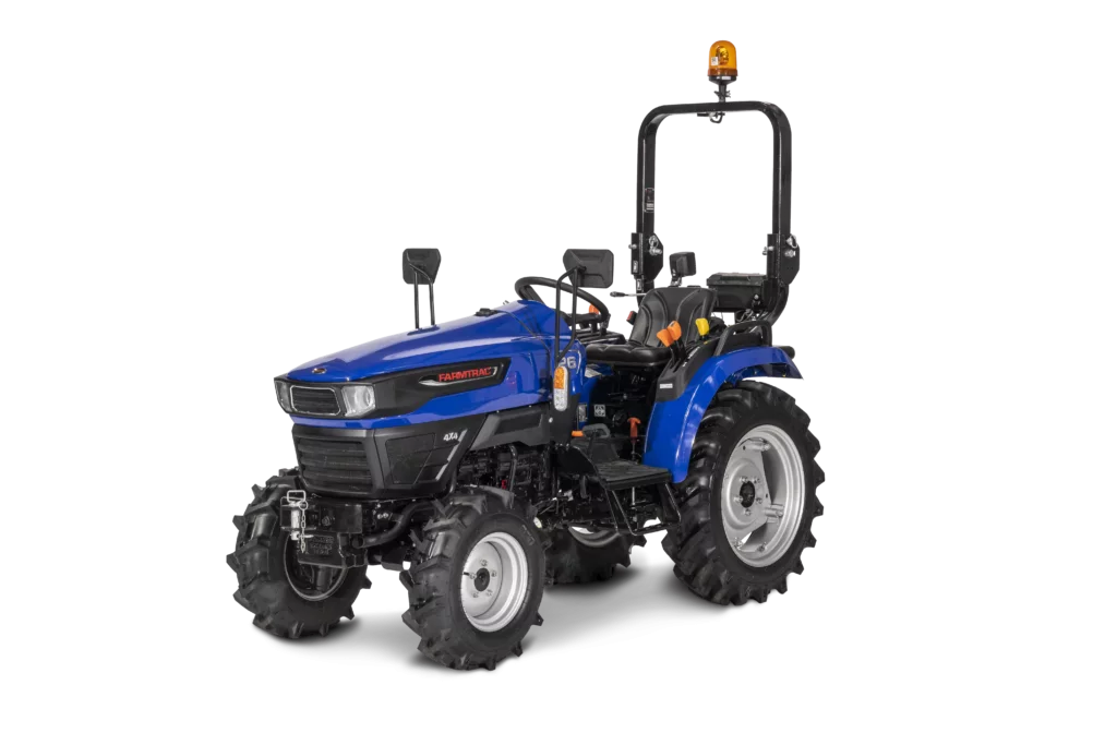 Tracteur agricole compact Farmtrac FT26 avec tondo broyeur 115 cm