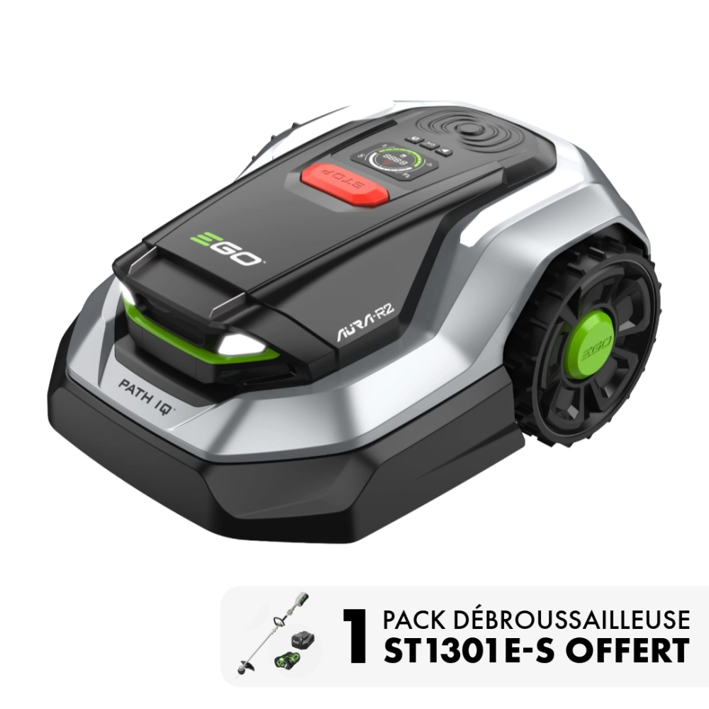 Robot tondeuse EGO AURA R-2 RMR1500E pour pelouses jusqu’à 1500 m²